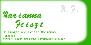 marianna feiszt business card